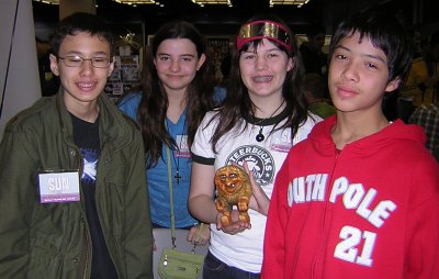 Torvald and Middle School Students