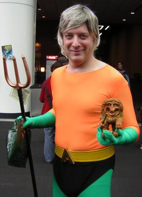Torvald with Aquaman