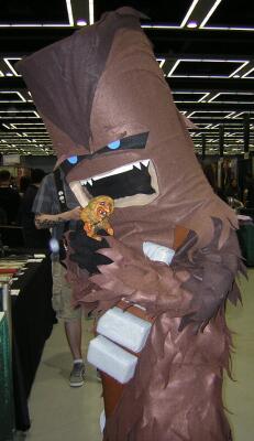 Torvald with Chewbacca