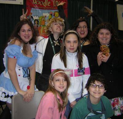 Torvald with Middle School Students