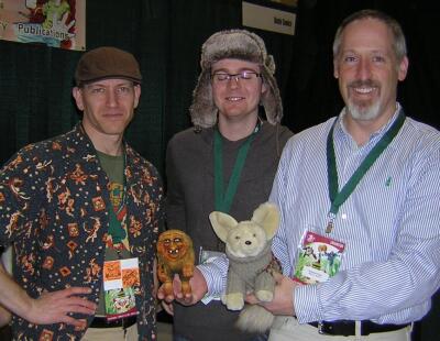 Torvald with Kyell Gold, Jack, and Mark