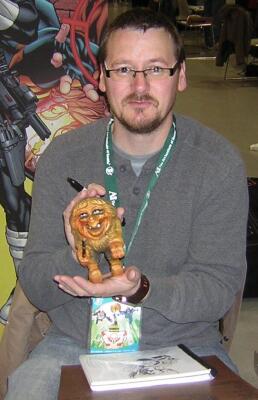 Torvald with Mike McKone