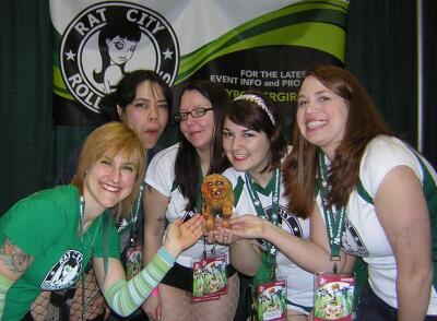 Torvald with Rat City Roller Girls