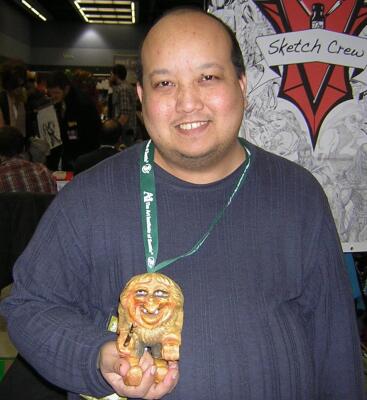 Torvald with Tony Dela Cruz
